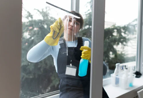 Nettoyage de vitres intérieures et extérieures à Saint-Nazaire-de-Pézan